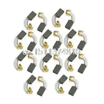 

3/5" x 2/5" x 6/25" Carbon Brush 10 Pairs for Electric Motor