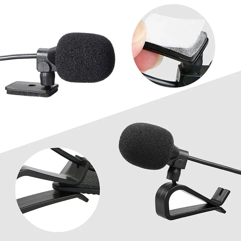 4.5V Microphone externe Bluetooth Microphone pour voiture Pioneer Microphone stéréo récepteur Radio 2.5mm connecteur prise 3M motif polaire ► Photo 3/6