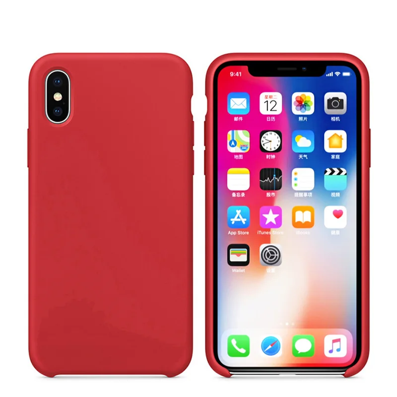 Portefeuille For iPhone 7 Case Liquid Silicone Gel Rubber Shockproof Cases Back Cover For iPhone 8 Plus X 6 6S Coque Accessories (6)