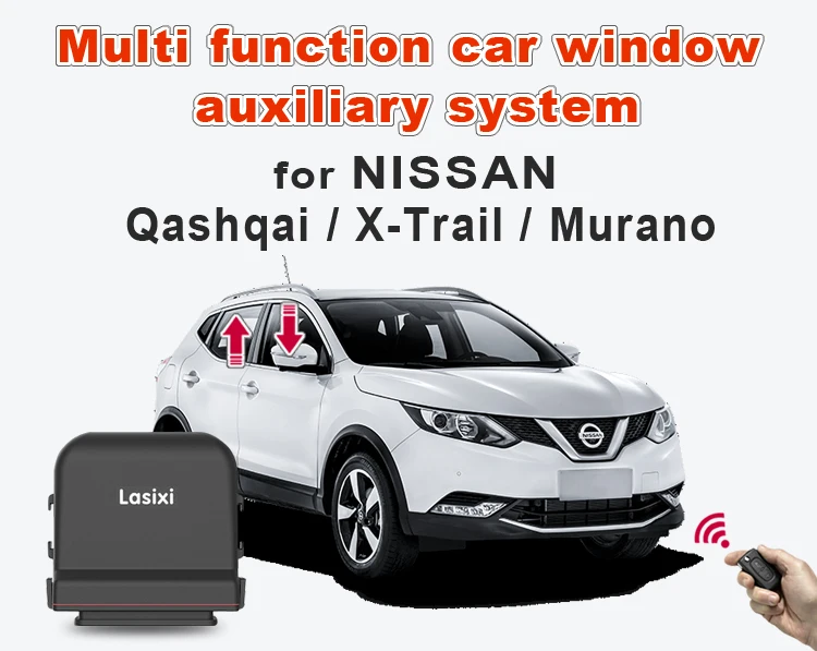 Car Auto smart window lifting For NISSAN Qashqai X-Trail Murano Car Power Window System window Roll up Window Closer