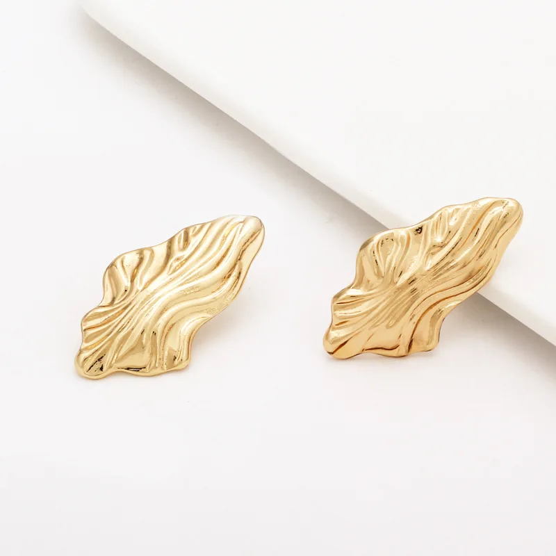 

Geometric Gold Color Earrings For Women Statement Elegant Earrings For Birthday Wedding Gift Brincos oorbelle Earring Jewelry