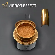 Mirror Powder Ultrafine Aluminium Chrome Nail Gliiter Powder Pigment Sequins Nail Gel Gold Silver Shining Color For Nail Art