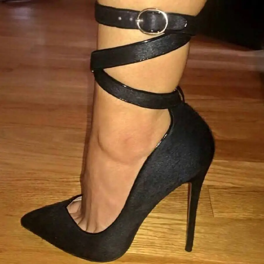 pointed toe open heels