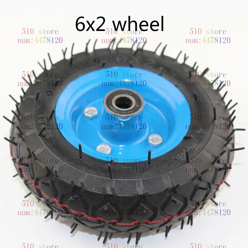 

NEWEST 6x2 tire tyre rim 6 inch 15cm pneumatic wheel pump wheel trolley cart wheel roller caster wheel caster GOOD QUALITY