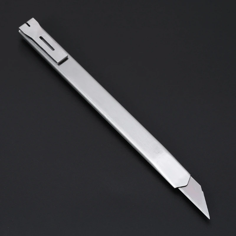 Универсальный мини-нож тонкий отламывающимся лезвие из нержавеющей стали выдвижной резак бритвы