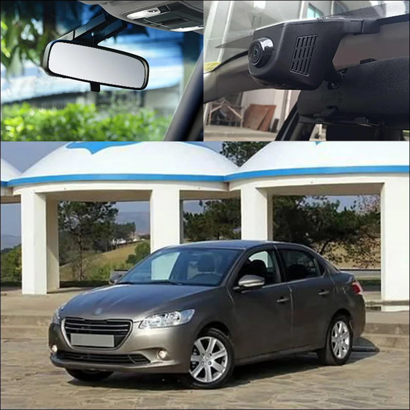 BigBigRoad для Peugeot 301 4007 408 управление через приложение автомобильный Wifi DVR