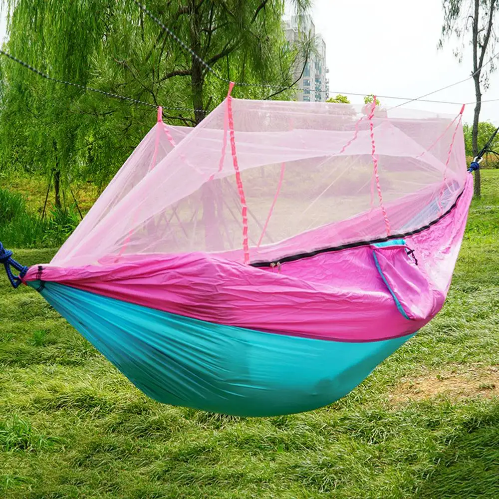1-2 человека уличная москитная сетка парашют гамак кемпинг портативная подвесная кровать высокопрочный парашют качели стул