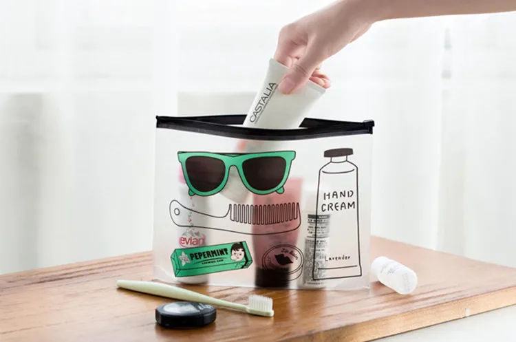 

Women Travel Transparent PVC Cosmetic Bags Men Make Up PVC Toiletry Bags Beauty Case Makeup Bag Organizer Wash Bags