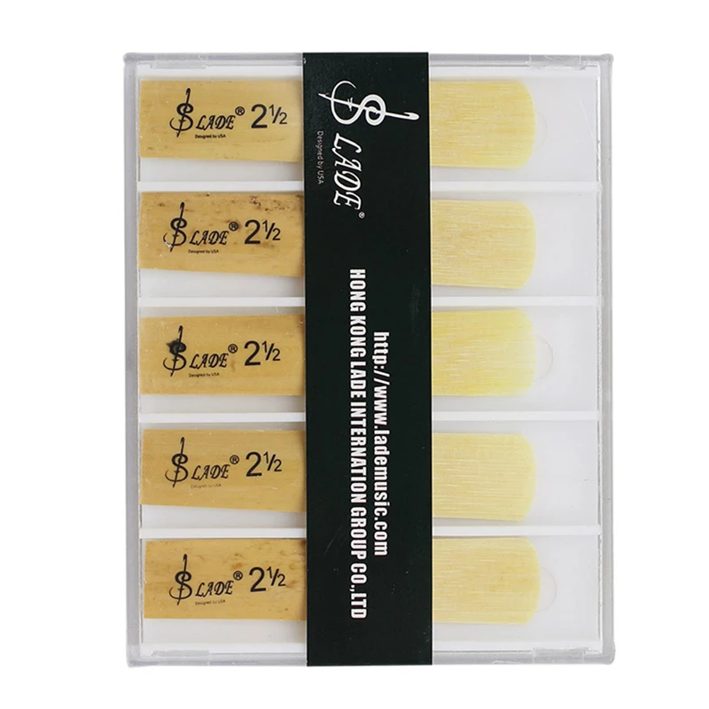 10pcs/lot Lade Soprano Saxophone bB Strength 2.5 Reeds Bamboo 2-1/2 Sax Parts
