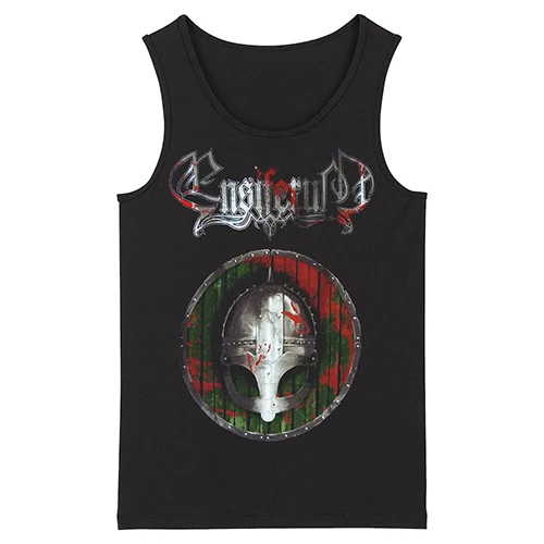 Bloodhoof Ensiferum Grindcore HardMetal Deathcore, жесткий металлический мужской топ, Новые Топы на бретелях, Азиатский размер - Цвет: 2