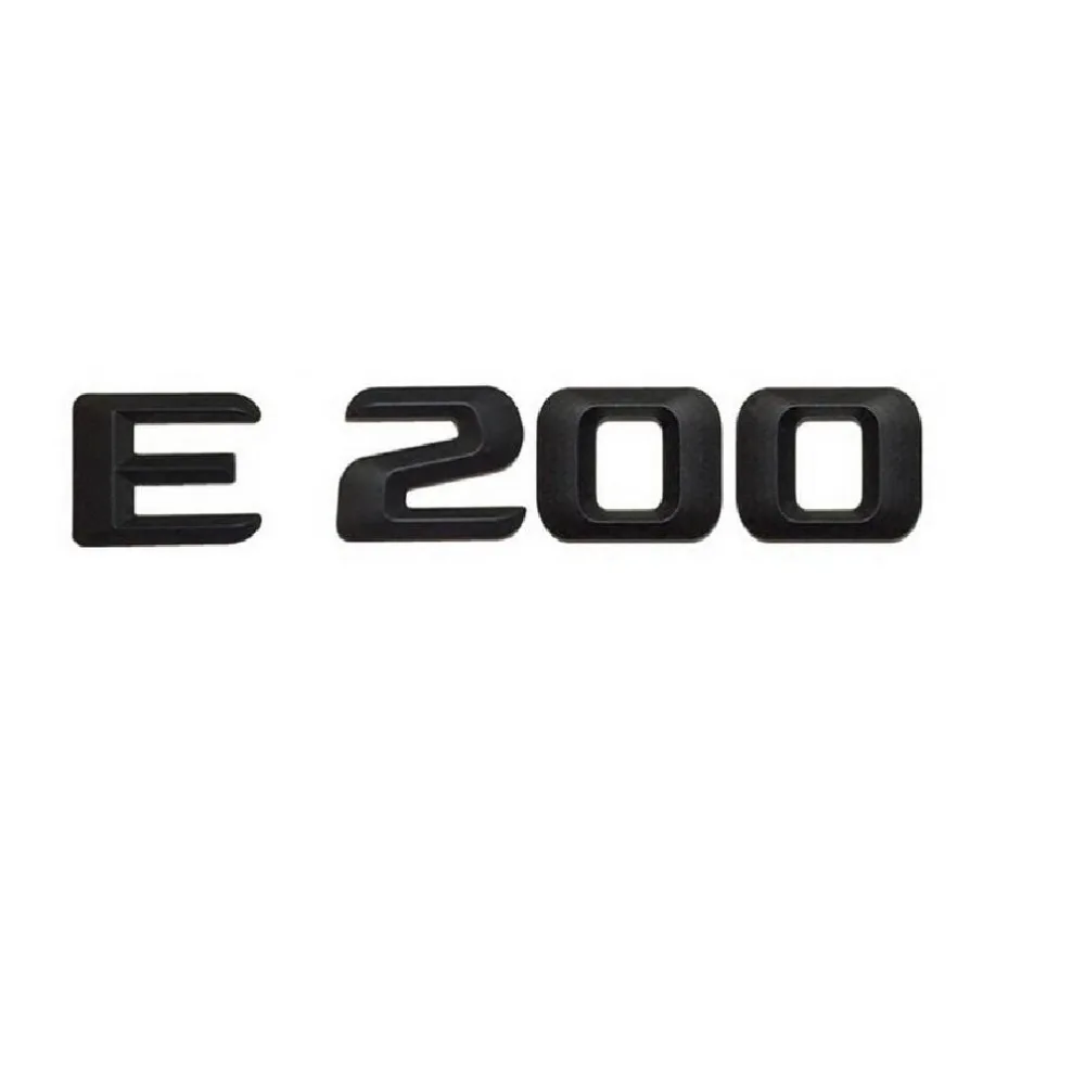 Chrome Letters Car Rear Badge Emblem Stickers Fits for Mercedes Benz E E300L