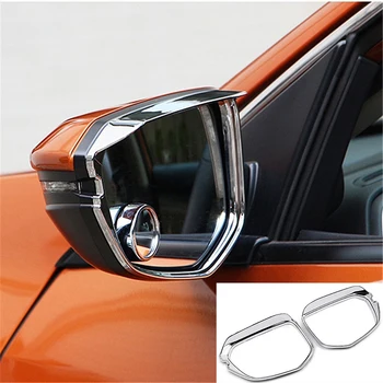 

ABS Rearview Mirror Rain Eyebrow Cover Trim Frame For Honda civic 2016-2018