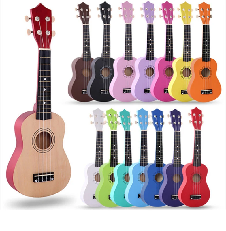 Child little guitar color Ukulele Soprano Concert Tenor Ukulele 21 inch