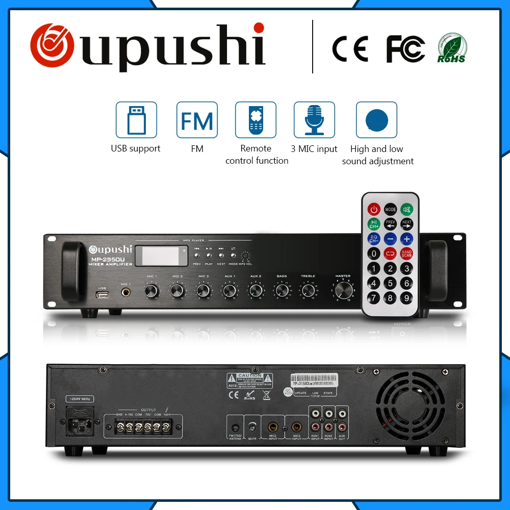 Светодиодный маленький мини усилитель display350w USB SD карты Mp3 FM усилитель| |