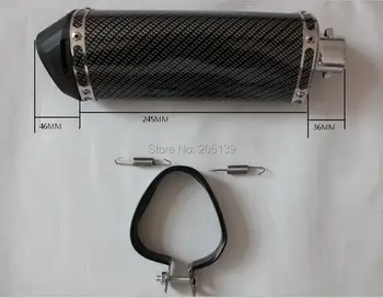 

Motorcycle moto dirt pit bike 125CC 150cc escape moto Muffler Exhaust End Pipe akrapovic for honda yamaha kawasaki