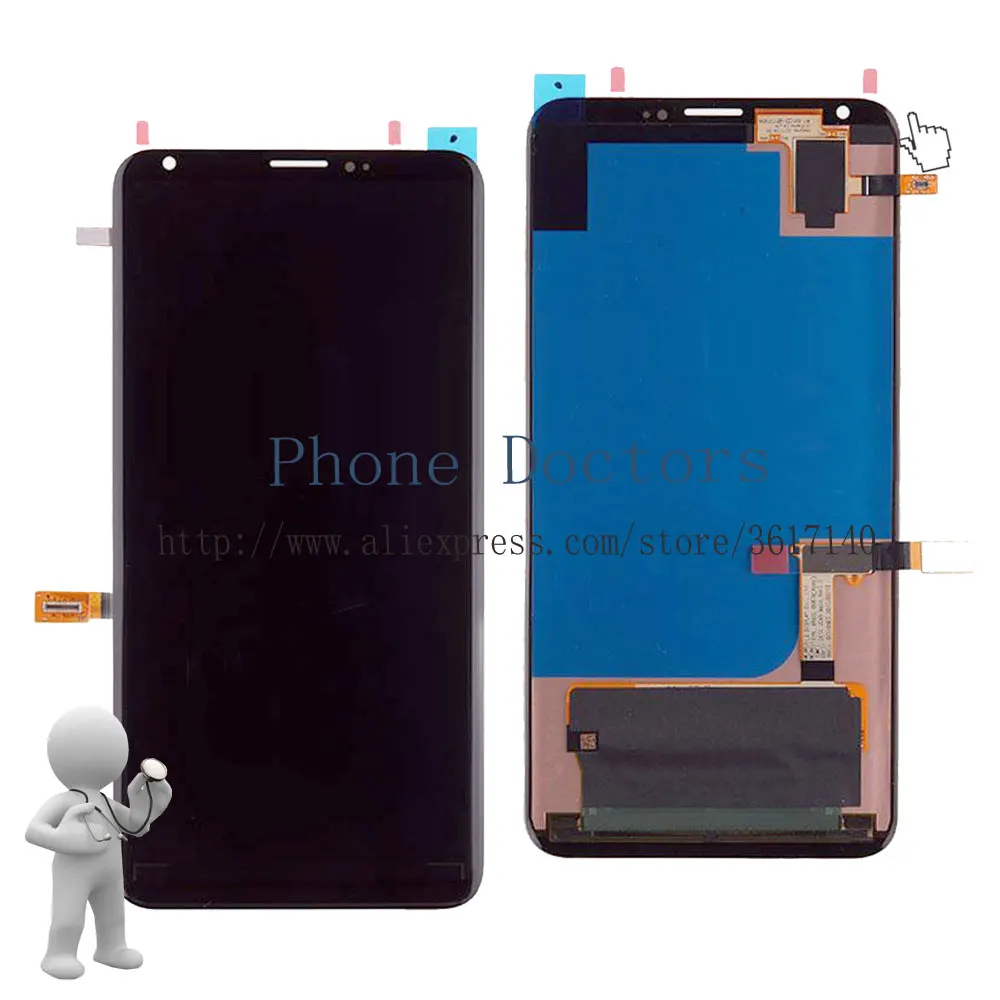 

6.0'' Full LCD DIsplay + Touch Screen Digitizer Assembly For LG V30 LG-H930 H930 US998 ; Black ; New ; Tracking ; 100 Tested