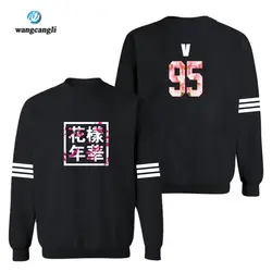 Мода 2019 г. BTS Bangtan толстовки для мальчиков кофты crewneck KPOP худи Толстовка с капюшоном для женщин/для мужчин harajuku Уличная спортивный костюм топы