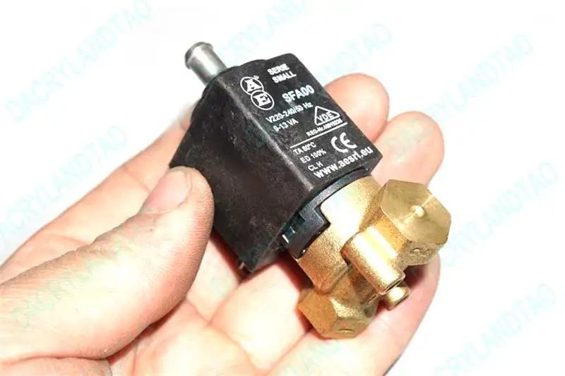 6 мм до 1/" AC220V/230 V/240 V микро электрический Соленоидный клапан N/O нормально открытый для кофемашины Соленоидный клапан переключатель потока воды