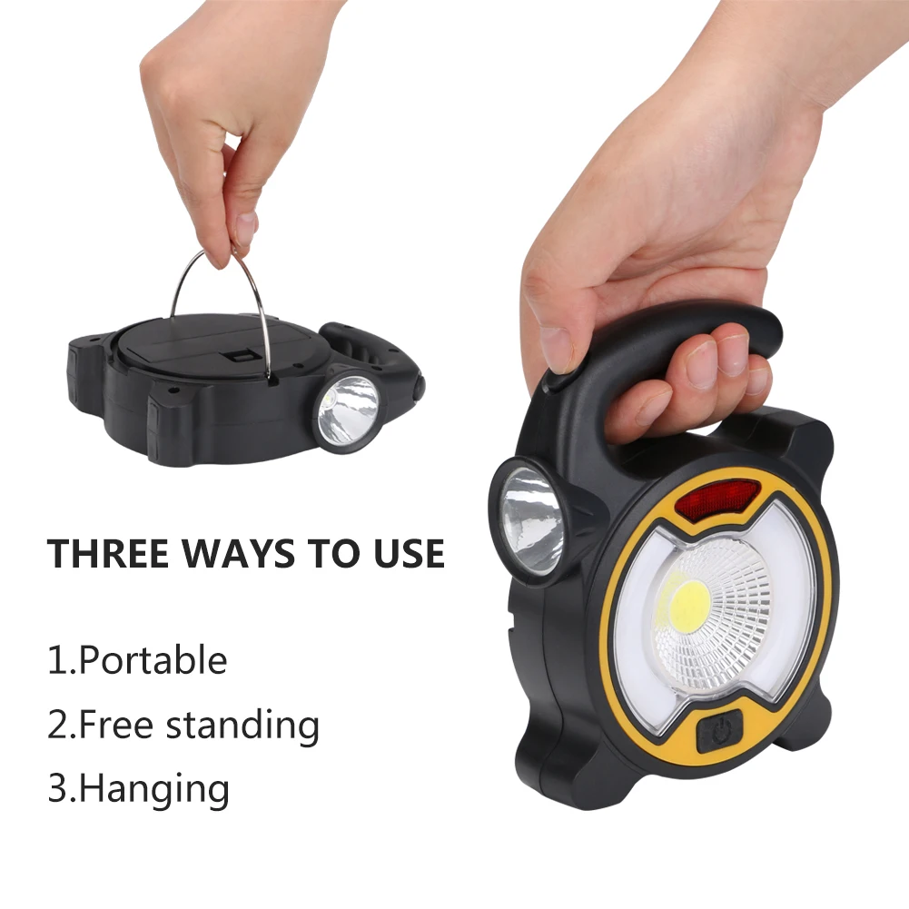 USB перезаряжаемый портативный светодиодный светильник-вспышка, рабочий светильник, лампа для осмотра, фонарь для кемпинга, палатки, фонарь, аварийный Точечный светильник, прожектор, светильник