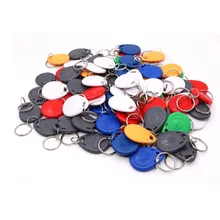 100 шт 125 кГц RFID Близость ID карты брелки электронные ключи безопасности брелок контроля доступа