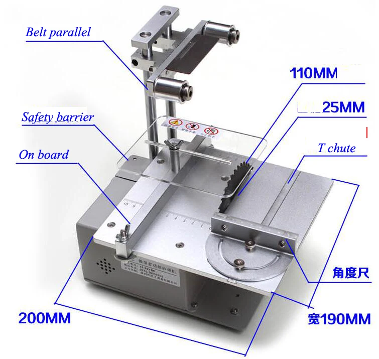 Маленькая Настольная пила, микро-бензопила, многофункциональный мини-станок для резки, Diy деревообрабатывающие пилы, точная Настольная пила для резки