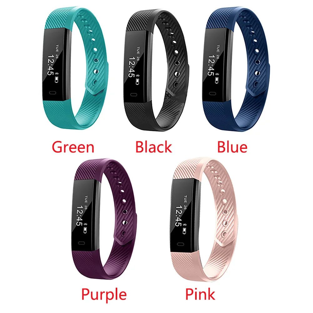 

Multi-color Silicone Sports For ID115 Plus Watch Band Smart Bracelet Accessories Adjustable Durable Replacement Wristband Casual