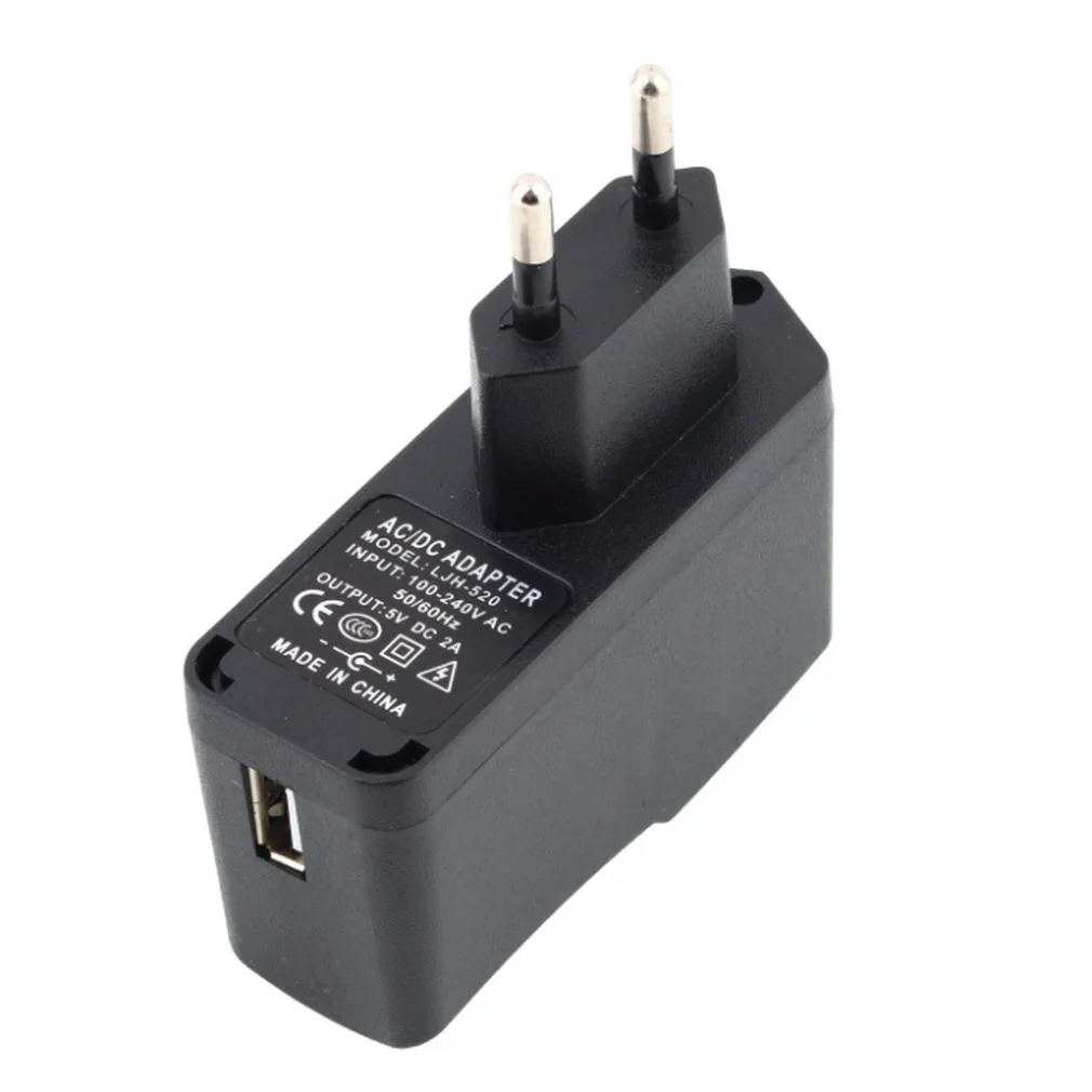 Universal AC 100 240V 2A EU Plug USB Power Supply Adapter Converter