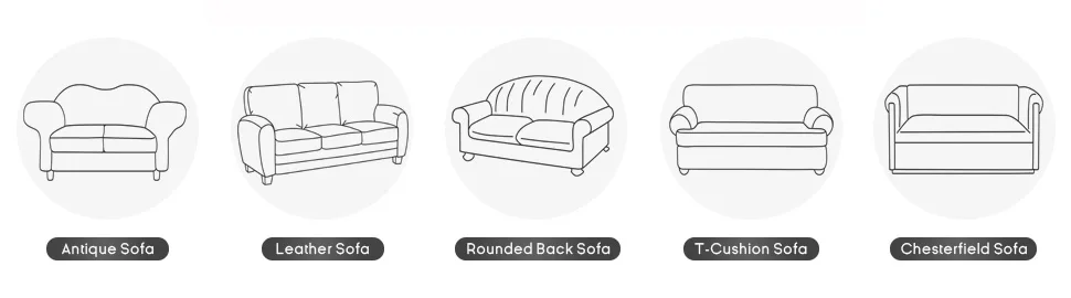 Высокое качество полосатый диван Ipad Mini 1/2/3/4-seater универсальный все включено на нескользящей подошве с эластичной резинкой утепленные чехол стул/двухместное глубокое черного цвета