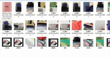 

14/16/18/28 6pcs/lot bigger than 10x10cm random count color size Aida cloth cross stitch fabric canvas DIY handmade sew