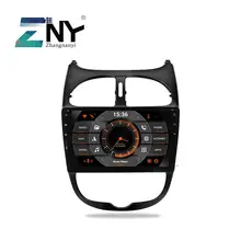 " HD Android 9,0 Стерео gps для peugeot 206 Авто Радио FM RDS WiFi Аудио Видео головное устройство навигация обратная камера без DVD