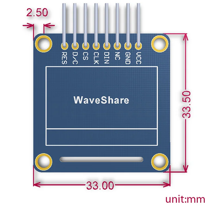 0,96 дюймов OLED (A) модуль 128*64 пикселей I2C IIC SPI изогнутый/горизонтальный Pinheader SSD1306 контроллер