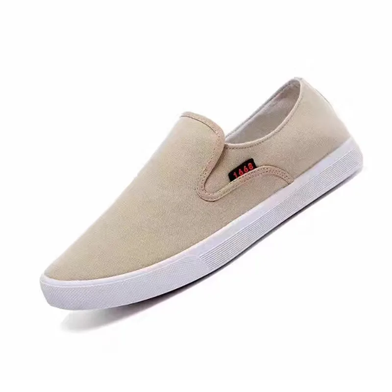

2018 summer canvas sports shoes, men's shoes, lazy people, outdoor walking shoes.