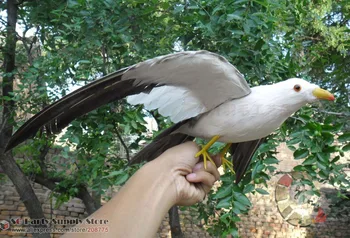 

HOT!Simulation Flying Sea Mew feather bird for Christmas Home Party Decoration nice gifts photography props Free shipping