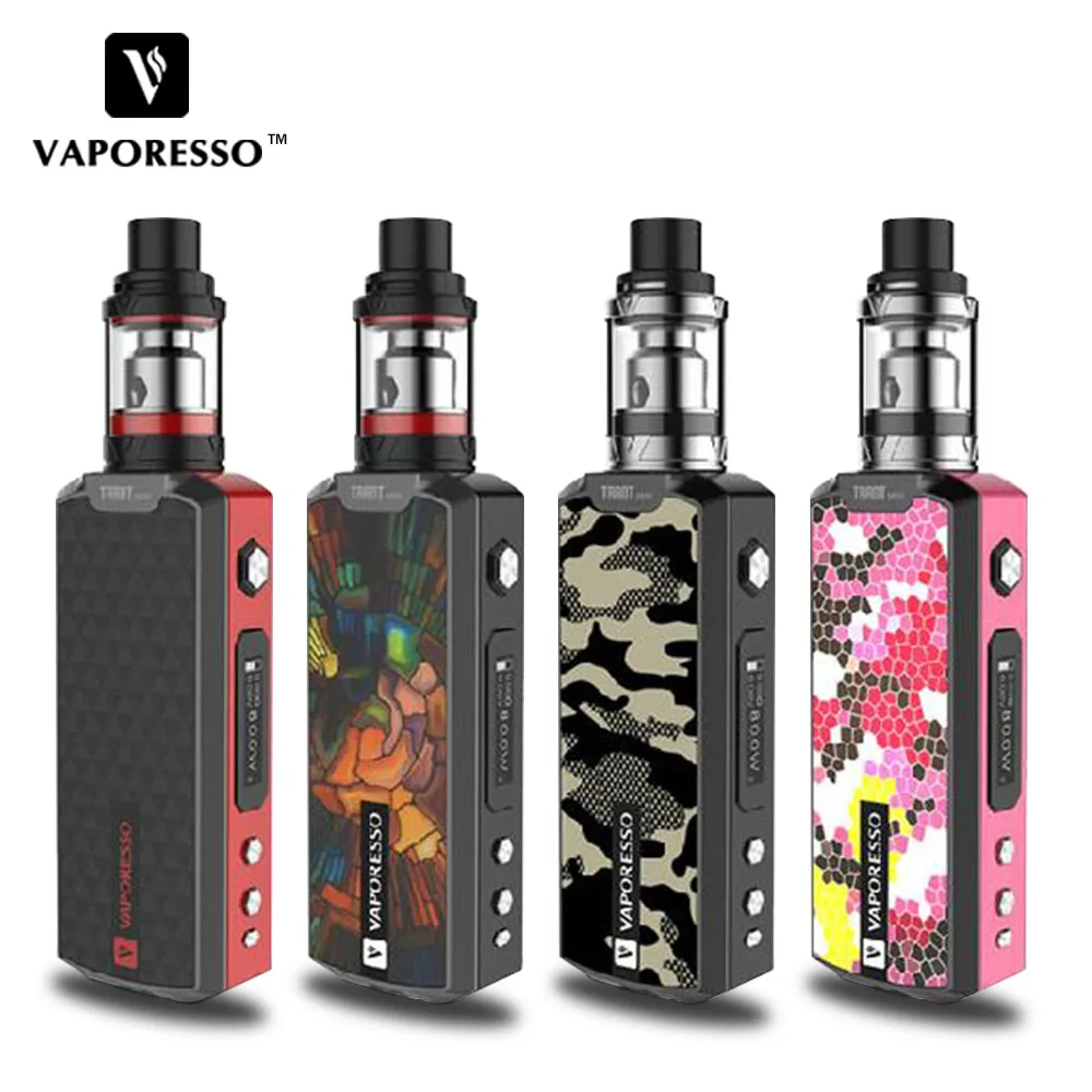 Оригинальный Vaporesso Таро мини комплект 2 мл VECO EUC Танк 80 Вт коробка мод катушка