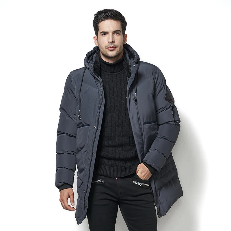 Top Quality Warm Men's Warm Winter Jacket Windproof Casual Outerwear