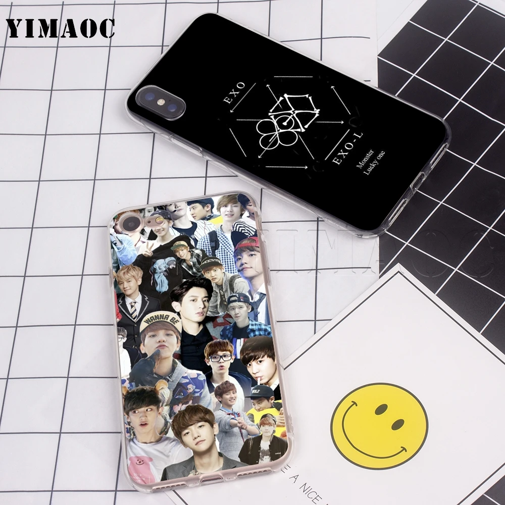 Чехол YIMAOC Kpop EXO для Huawei Honor 10 Note View 20 Mate 30 Lite Pro Y7 Y9 8C 9X P Smart|Бамперы| |
