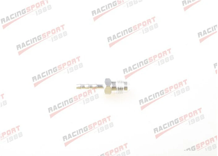 4AN AN4 AN-4 To 6mm Barb Straight Fitting Fuel Line Black