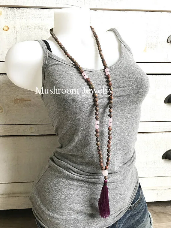

Diy buddha108, украшения с естественным камнем для женщин