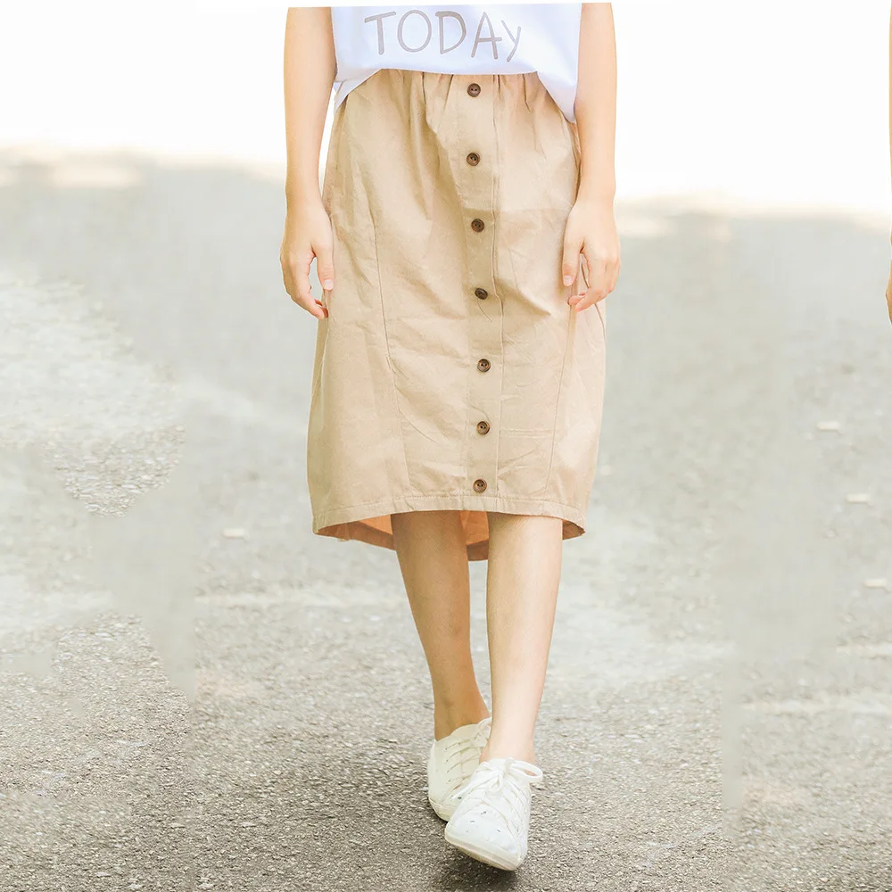 

2019 Summer Casual Princess Skirt cotton Girls Skirts
