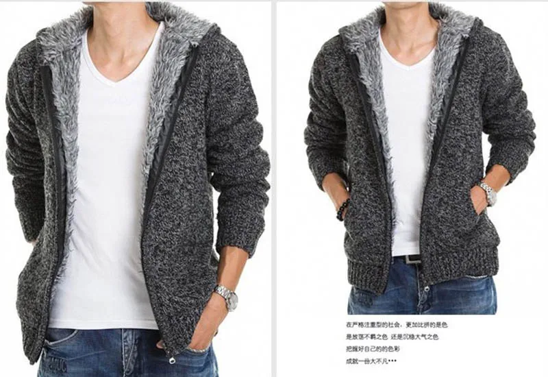 TANGNEST 2019 Fur Inside Thick Autumn & Winter Warm Jackets Hoodies Hodded Men's Casual 5 Color Thick Hot Sale Sweatshirt MZM179 HTB1gJH1QpXXXXXgXXXXq6xXFXXX3 - TANGNEST 2019 Fur Inside Thick Autumn & Winter Warm Jackets Hoodies Hodded Men's Casual 5 Color Thick Hot Sale Sweatshirt MZM179