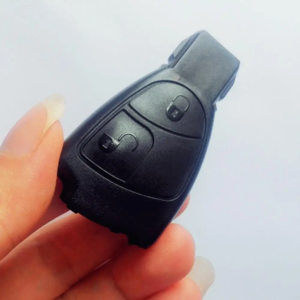

With LOGO 2 Button Remote Car Key Fob Case For Mercedes for Benz C E ML Class Sprinter Replacement Shell