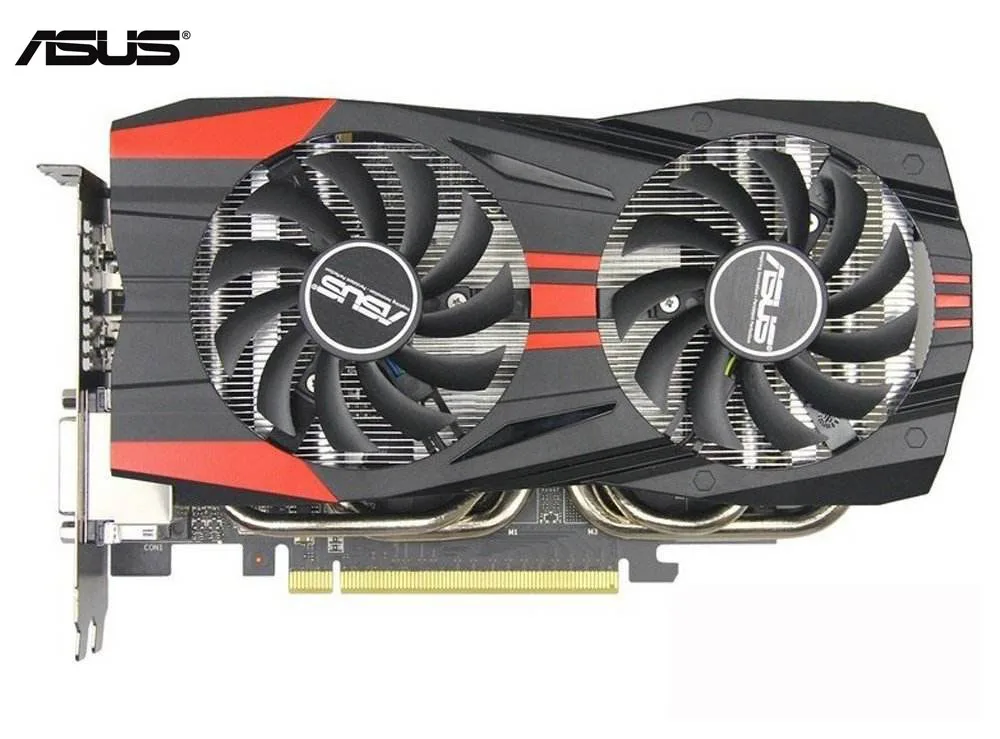 Б/у, оригинальные видеокарты ASUS GTX 760 2GB 256Bit GDDR5 для nVIDIA vga-карт Geforce GTX760 HDMI DVI