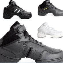 Для женщин и мужчин Бальные Сальса Джаз танцевальная обувь из натуральной кожи наивысшего качества с дышащей Танцевальные Кроссовки