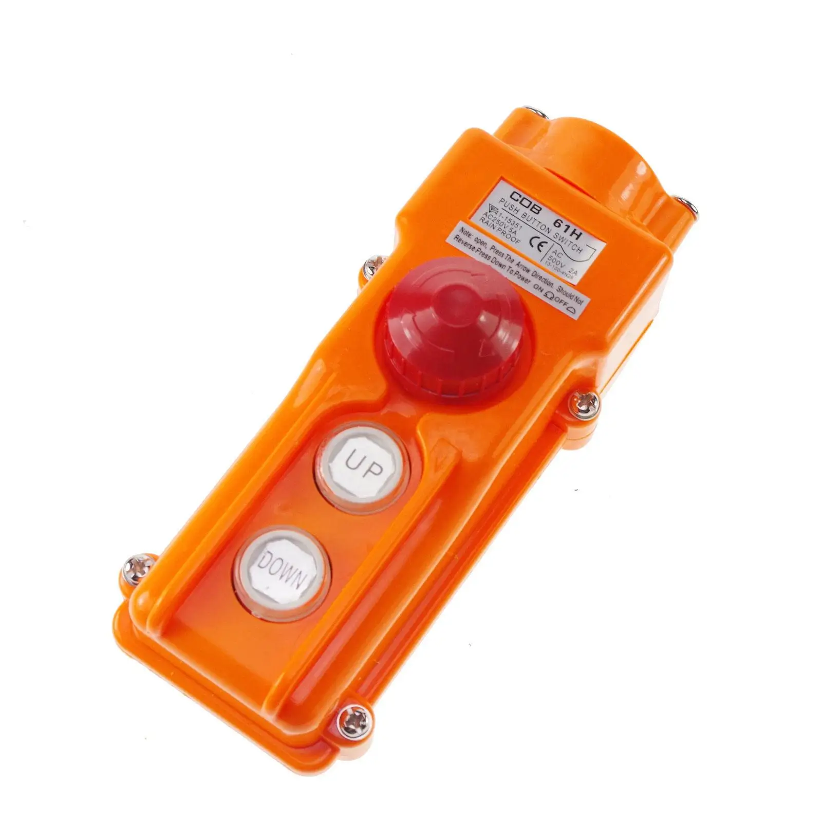 1 Controller and 1 Rubber Tube Pendant Control Station Push Button UP