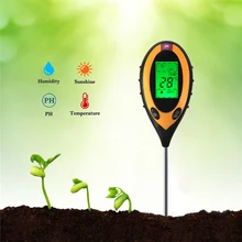 4 in 1 Digital Ph Meter Plant Soil Thermometer Hygrometer PH Meter Moisture Light Meter Indoor Outdoor Grow Plant Sunlight Soil 4 in 1 Digital Ph Meter Plant Soil Thermometer Hygrometer PH Meter Moisture Light Meter Indoor Outdoor Grow Plant Sunlight Soil