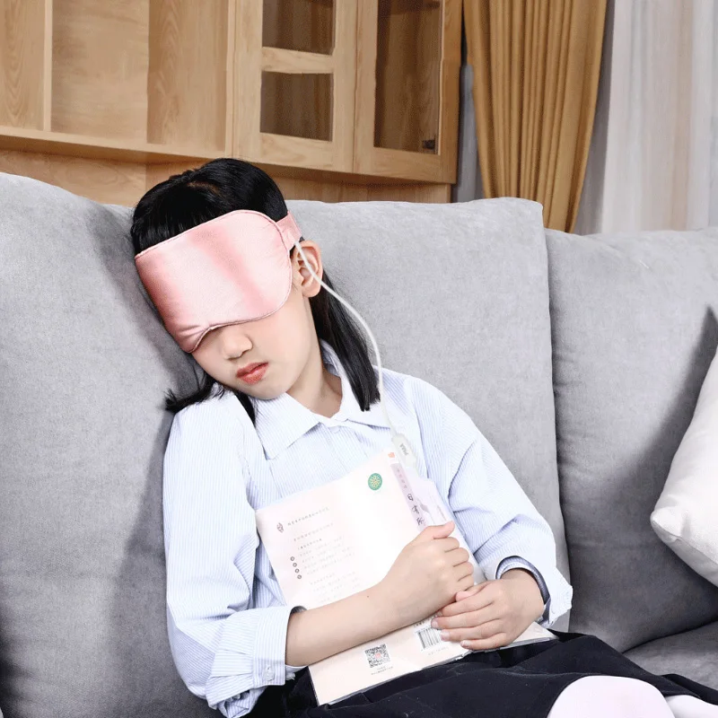 Youpin Silk Eye Mask Fast Heating Smart Temperature Anti-Wrinkles Patch Massager Fatigue Relief Sleep Travel | Электроника