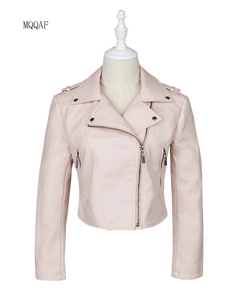 leather jacket female Picture - More Detailed Picture