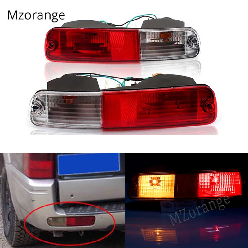 Красный светодиодный задний бампер для Mitsubishi Pajero Montero V73 V75 V77 2003 2004 2005 2006 2007 Задний