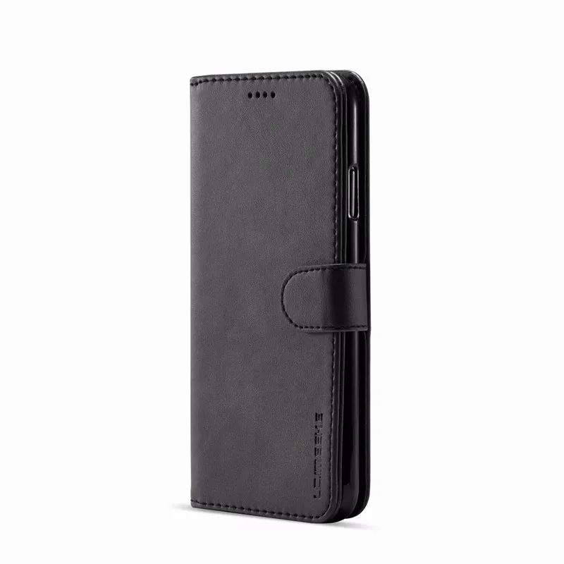 Чехол для Redmi Note 5, кожаный Винтажный чехол для телефона, чехол для Xiaomi Redmi Note 5, чехол-книжка с подставкой, чехол-кошелек для Redmi Note 5 Pro, чехол - Цвет: Черный