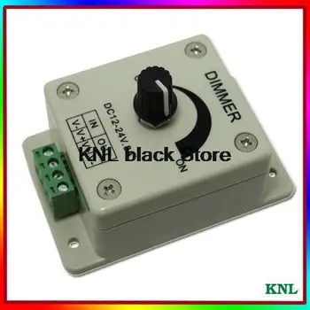 

Led Dimmer switch strip brightness controller 1 channel, DC12V-24V, Free Shipping